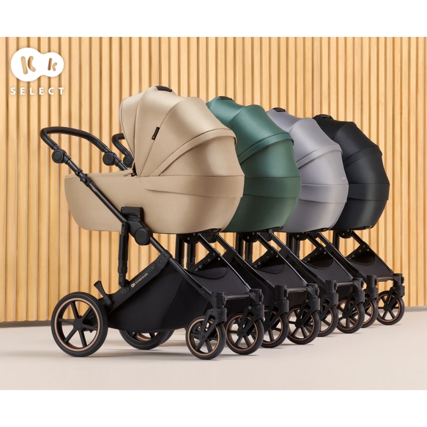 KINDERKRAFT - Kombinovana kolica 2u1 PRIME 2 sivo