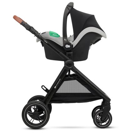 KINDERKRAFT - Kombinovana kolica 3u1 ESME Moonlight grey + auto sedište MINK PRO