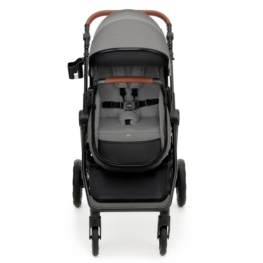 KINDERKRAFT - Kombinovana kolica 3u1 ESME Moonlight grey + auto sedište MINK PRO