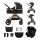 KINDERKRAFT - Kombinovana kolica 3u1 ESME Pure black + auto sedište MINK PRO