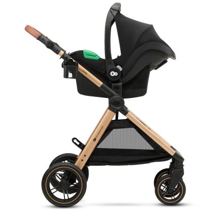 KINDERKRAFT - Kombinovana kolica 3u1 ESME Pure black + auto sedište MINK PRO