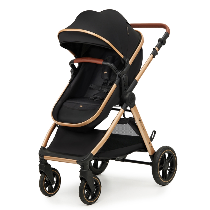 KINDERKRAFT - Kombinovana kolica 3u1 ESME Pure black + auto sedište MINK PRO