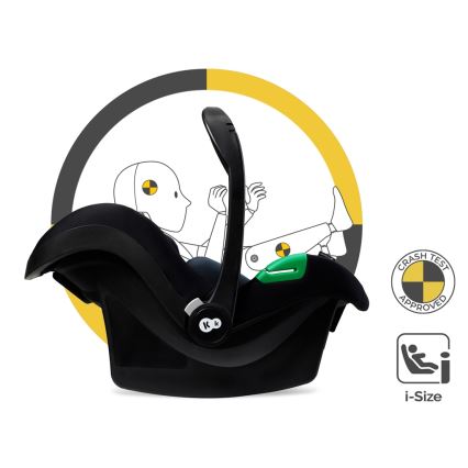 KINDERKRAFT - Kombinovana kolica 3u1 ESME Pure black + auto sedište MINK PRO