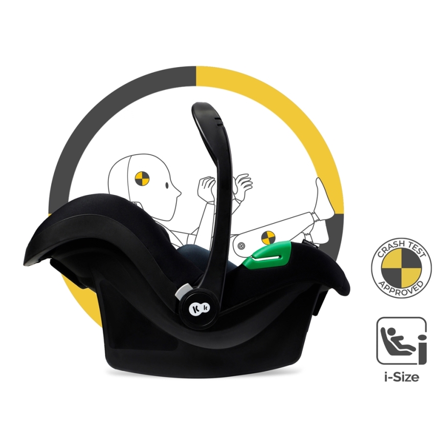 KINDERKRAFT - Kombinovana kolica 3u1 ESME Pure black + auto sedište MINK PRO