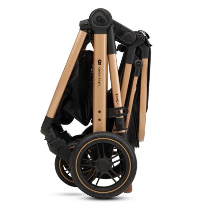 KINDERKRAFT - Kombinovana kolica 3u1 ESME Pure black + auto sedište MINK PRO