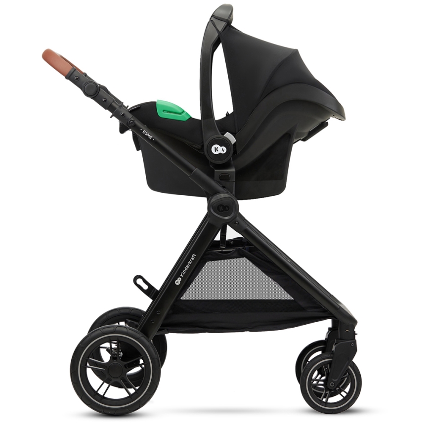 KINDERKRAFT - Kombinovana kolica 3u1 ESME Sand beige + auto sedište MINK PRO