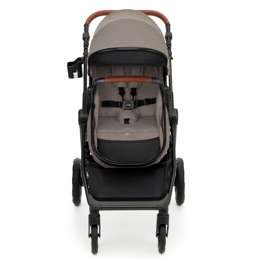 KINDERKRAFT - Kombinovana kolica 3u1 ESME Sand beige + auto sedište MINK PRO