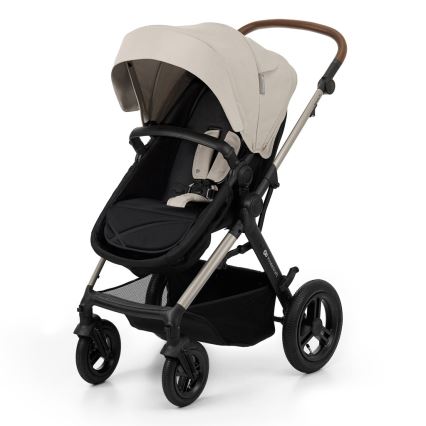 KINDERKRAFT - Kombinovana kolica 3u1 MOOV 2 AIR Moonlight grey + auto sedište MINK PRO