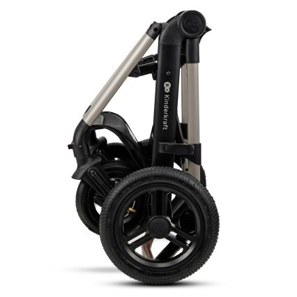 KINDERKRAFT - Kombinovana kolica 3u1 MOOV 2 AIR Moonlight grey + auto sedište MINK PRO