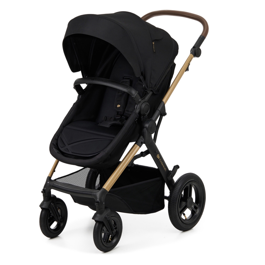 KINDERKRAFT - Kombinovana kolica 3u1 MOOV 2 AIR Pure black + auto sedište MINK PRO