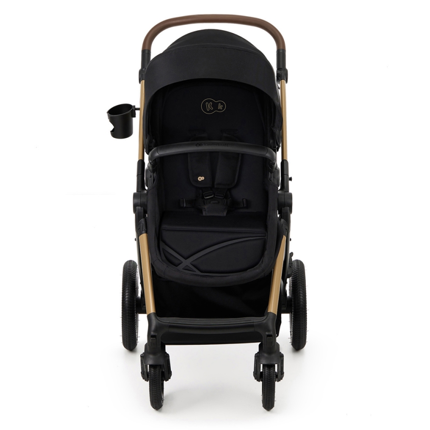 KINDERKRAFT - Kombinovana kolica 3u1 MOOV 2 AIR Pure black + auto sedište MINK PRO