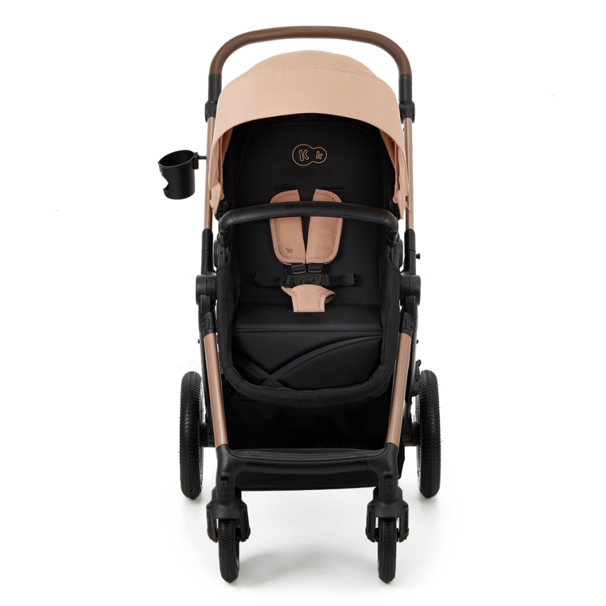 KINDERKRAFT - Kombinovana kolica 3u1 MOOV 2 AIR Sand beige + auto sedište MINK PRO