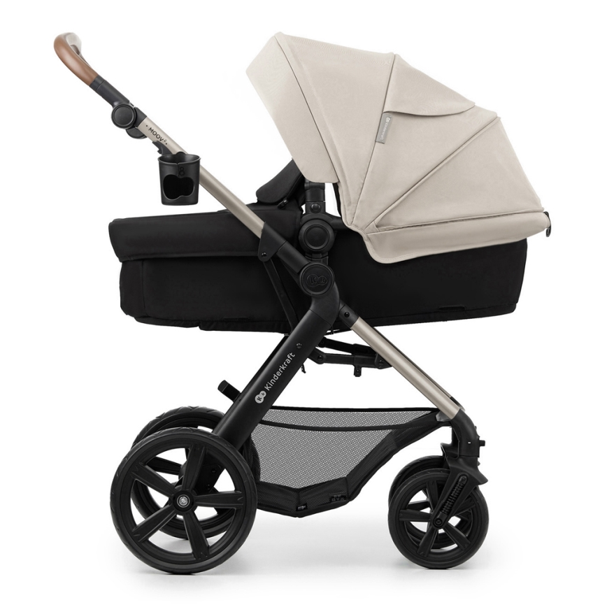 KINDERKRAFT - Kombinovana kolica 3u1 MOOV 2 Moonlight grey + auto sedište MINK PRO