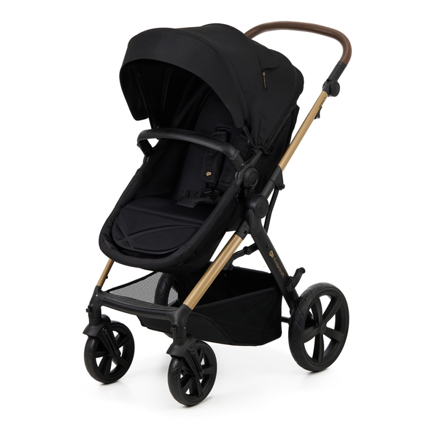 KINDERKRAFT - Kombinovana kolica 3u1 MOOV 2 Pure black + auto sedište MINK PRO