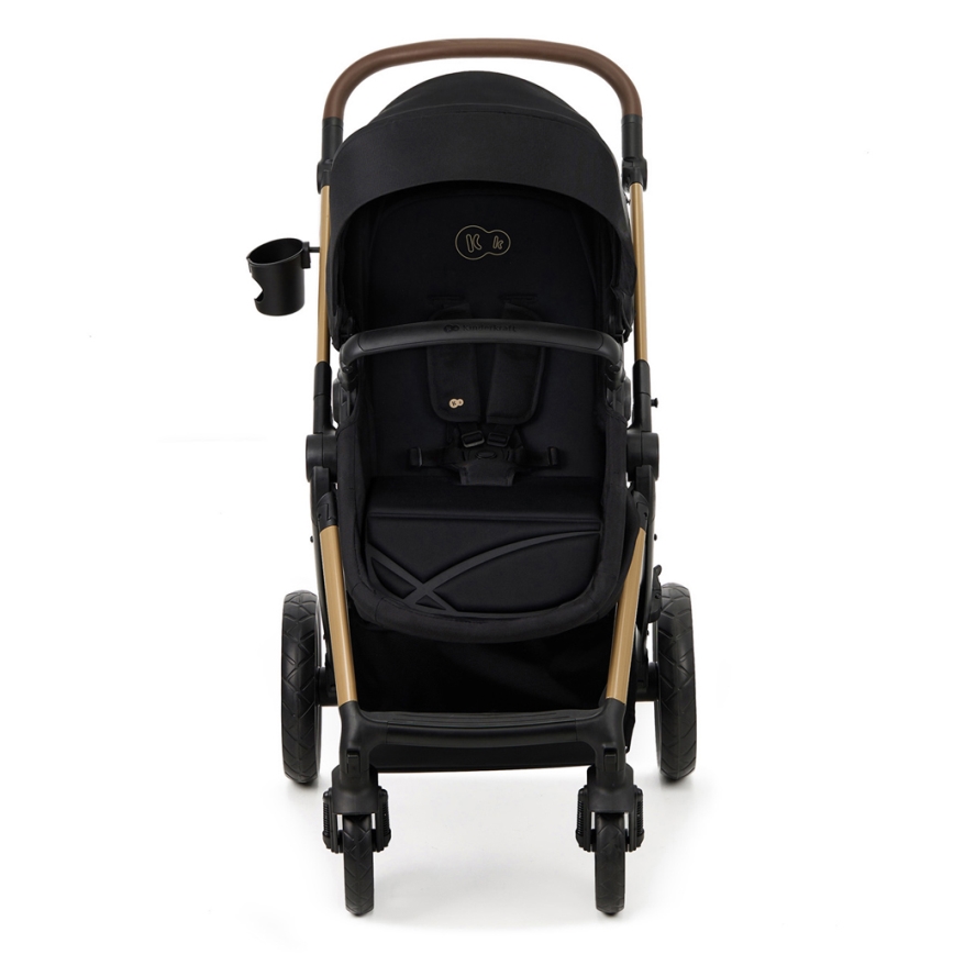 KINDERKRAFT - Kombinovana kolica 3u1 MOOV 2 Pure black + auto sedište MINK PRO
