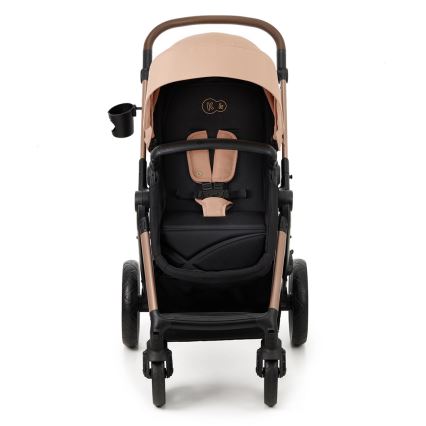 KINDERKRAFT - Kombinovana kolica 3u1 MOOV 2 Sand beige + auto sedište MINK PRO