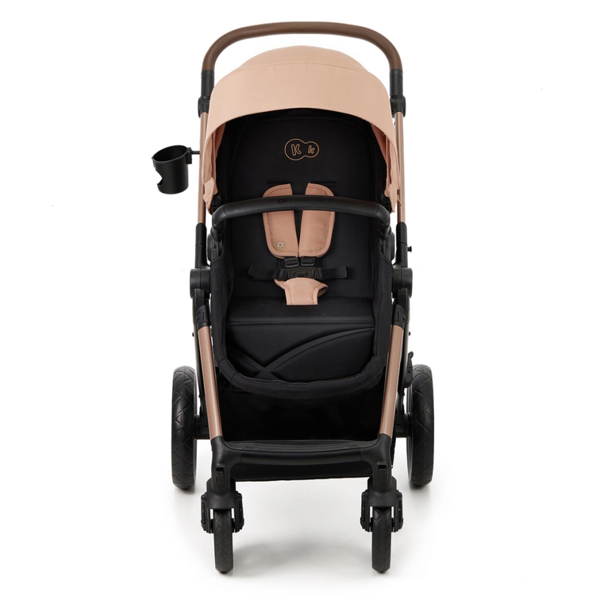 KINDERKRAFT - Kombinovana kolica 3u1 MOOV 2 Sand beige + auto sedište MINK PRO
