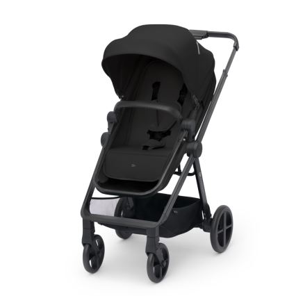KINDERKRAFT - Kombinovana kolica 3u1 NEWLY Classic black  + auto sedište MINK PRO
