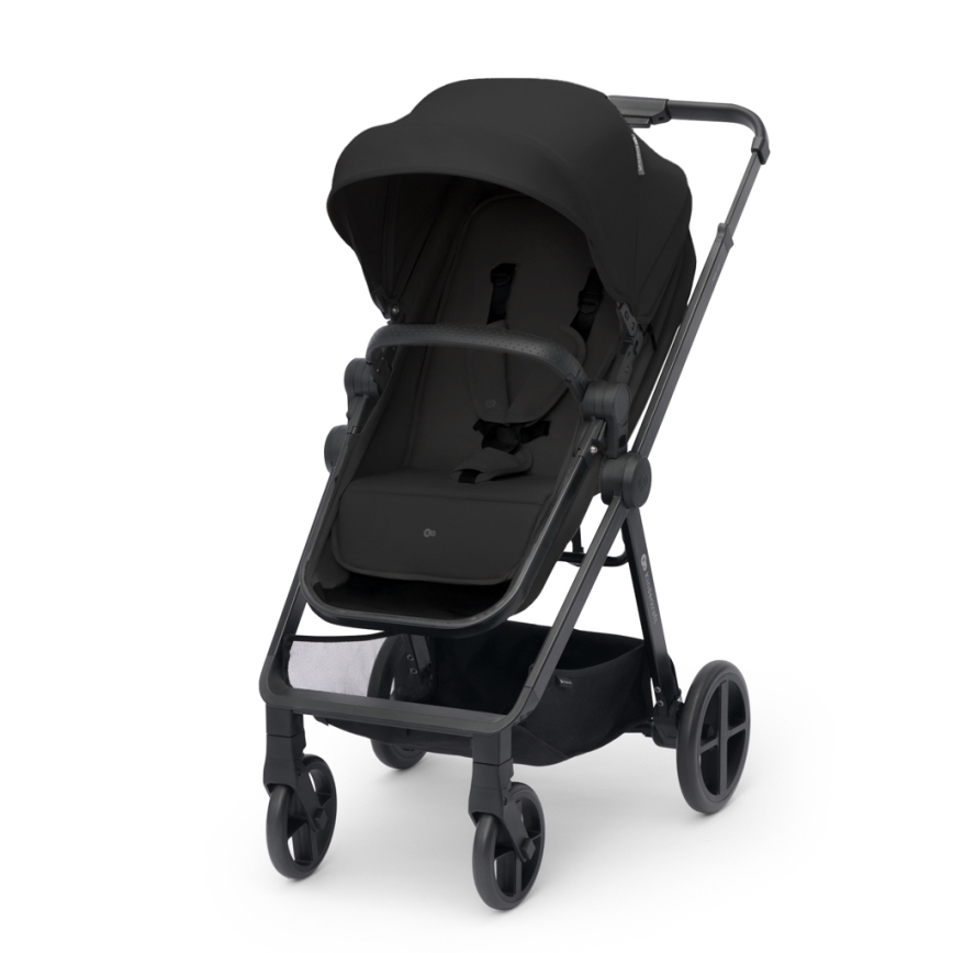 KINDERKRAFT - Kombinovana kolica 3u1 NEWLY Classic black  + auto sedište MINK PRO