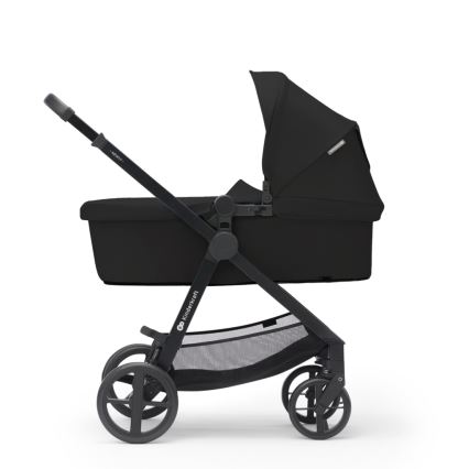 KINDERKRAFT - Kombinovana kolica 3u1 NEWLY Classic black  + auto sedište MINK PRO