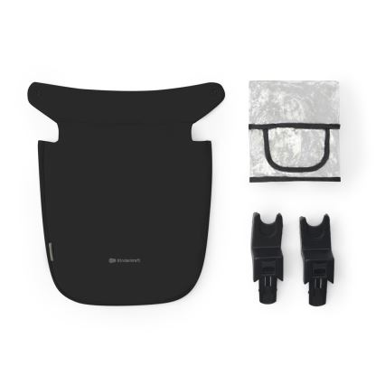 KINDERKRAFT - Kombinovana kolica 3u1 NEWLY Classic black  + auto sedište MINK PRO