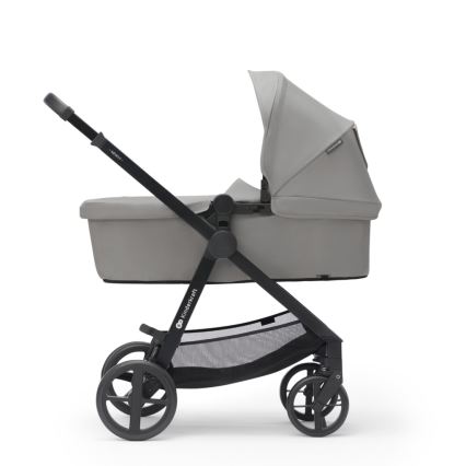 KINDERKRAFT - Kombinovana kolica 3u1 NEWLY Moonlight grey  + auto sedište MINK PRO