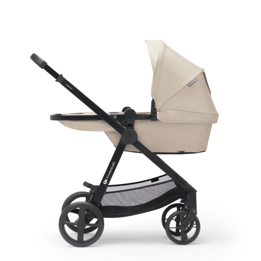 KINDERKRAFT - Kombinovana kolica 3u1 NEWLY Sand beige + auto sedište MINK PRO