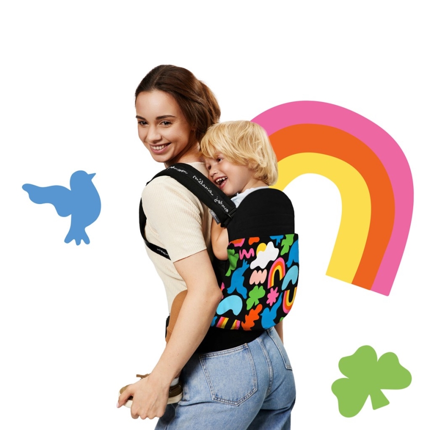 KINDERKRAFT - Nosiljka za bebe HUGGY Happy shapes