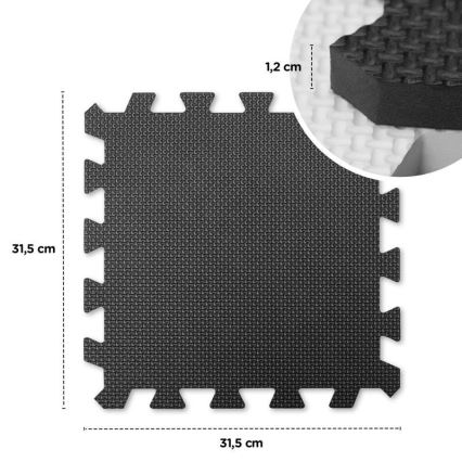 KINDERKRAFT - Penaste puzzle LUNO, 30 kom, siva/žuta