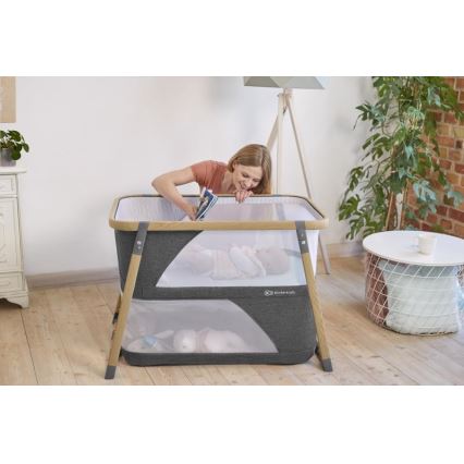KINDERKRAFT - Putna kolevka 4u1 SOFI sivo