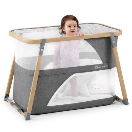 KINDERKRAFT - Putna kolevka 4u1 SOFI sivo