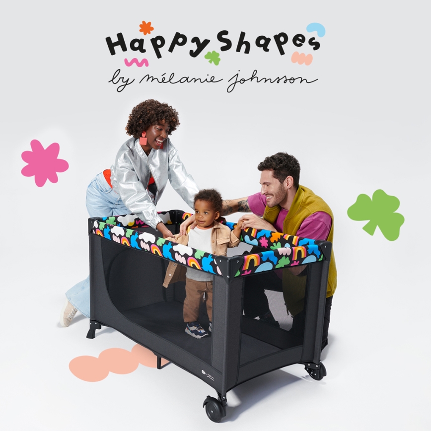 KINDERKRAFT - Putna kolevka JOY 2 Happy shapes
