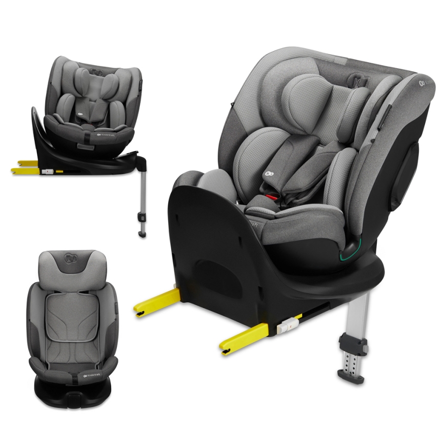 KINDERKRAFT SELECT - Auto sedište I-FIX (40-150 cm) Cool grey