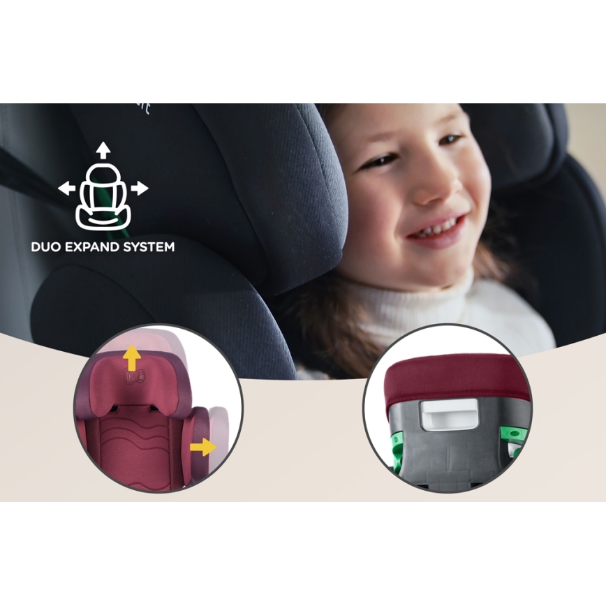 KINDERKRAFT SELECT - Auto sedište XPAND 2 i-Size (100-150 cm) Premium Cherry pearl