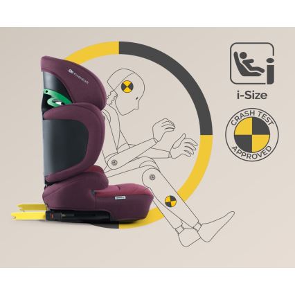 KINDERKRAFT SELECT - Auto sedište XPAND 2 i-Size (100-150 cm) Premium Cherry pearl