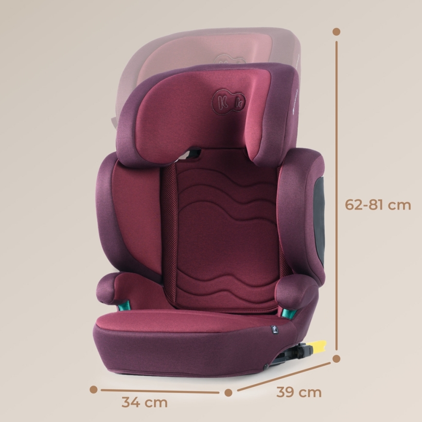 KINDERKRAFT SELECT - Auto sedište XPAND 2 i-Size (100-150 cm) Premium Cherry pearl