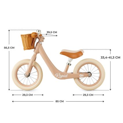 KINDERKRAFT SELECT - Bicikl guralica RAPID2 roze