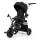 KINDERKRAFT SELECT - Dečiji tricikl 5u1 EASYTWIST Premium crni