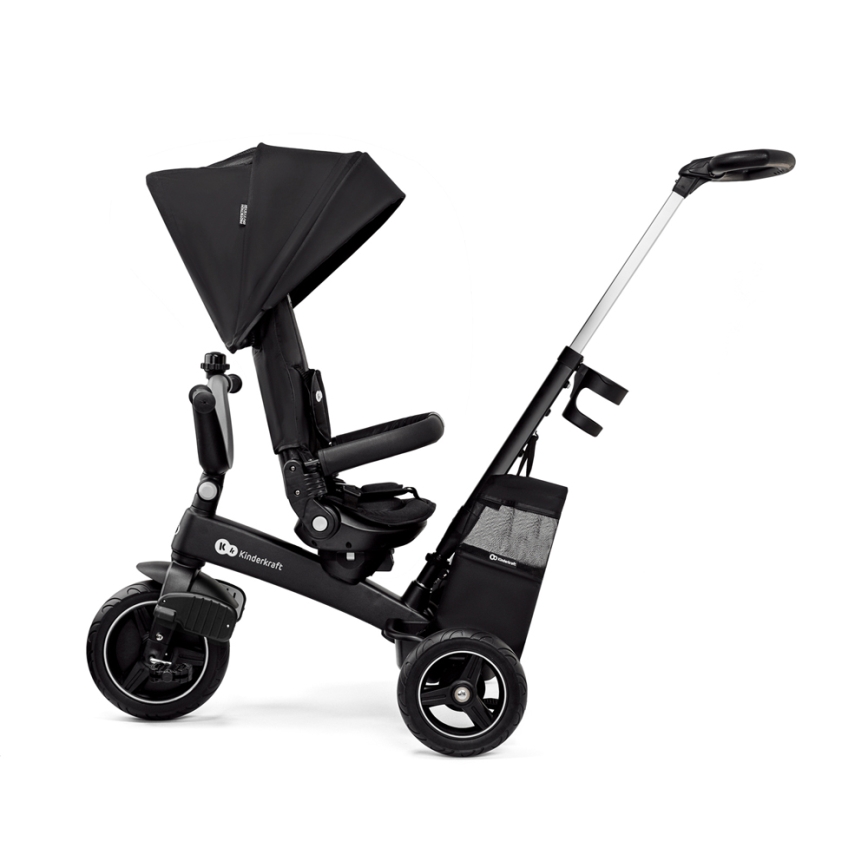 KINDERKRAFT SELECT - Dečiji tricikl 5u1 EASYTWIST Premium crni