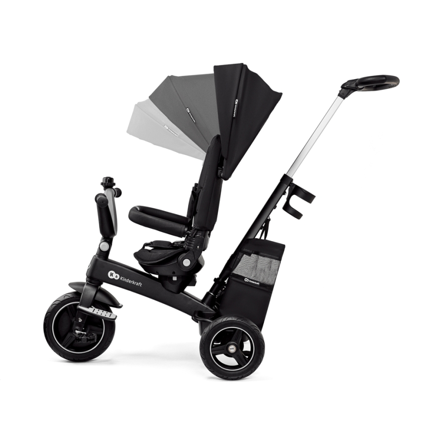KINDERKRAFT SELECT - Dečiji tricikl 5u1 EASYTWIST Premium crni