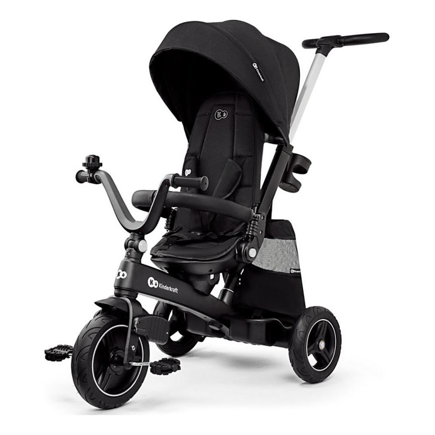 KINDERKRAFT SELECT - Dečiji tricikl 5u1 EASYTWIST Premium crno