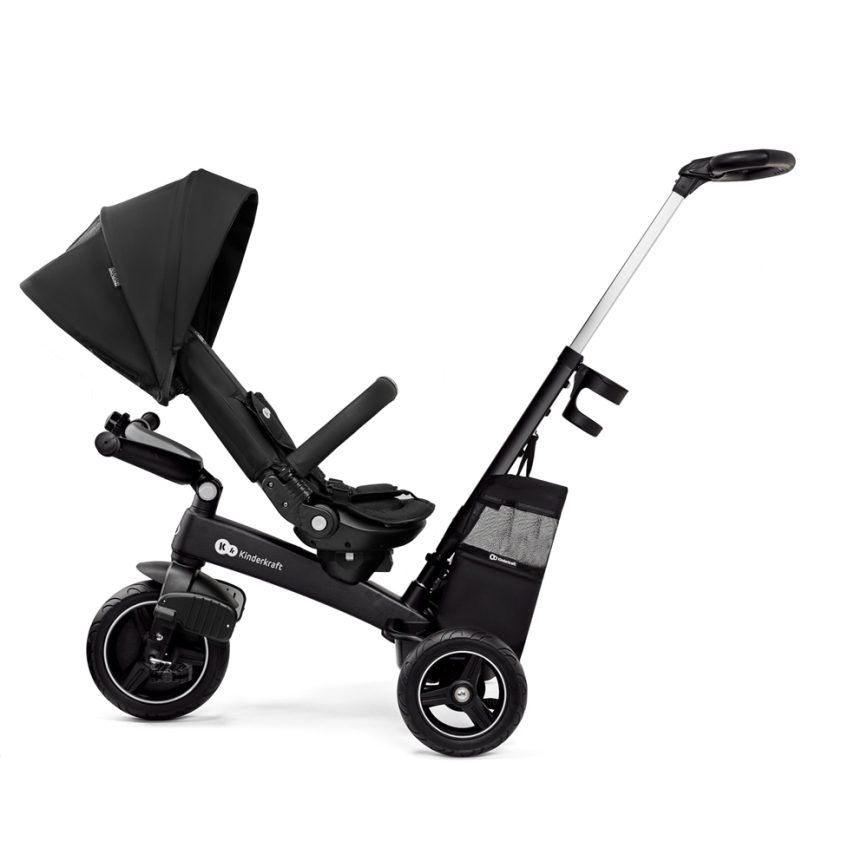 KINDERKRAFT SELECT - Dečiji tricikl 5u1 EASYTWIST Premium crno