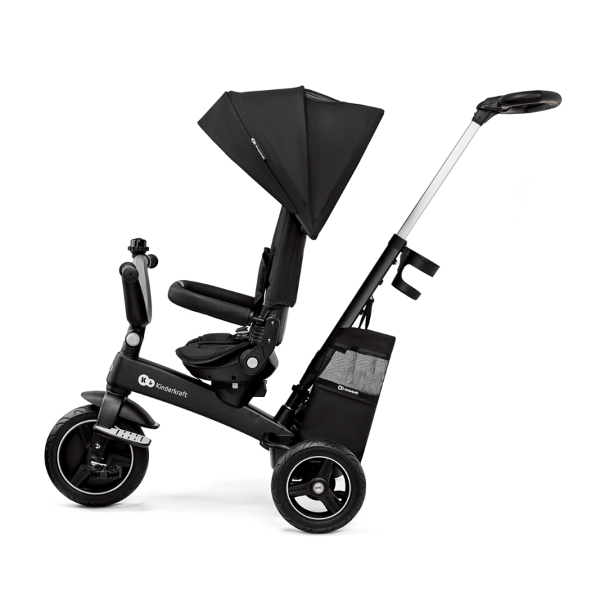 KINDERKRAFT SELECT - Dečiji tricikl 5u1 EASYTWIST Premium crno