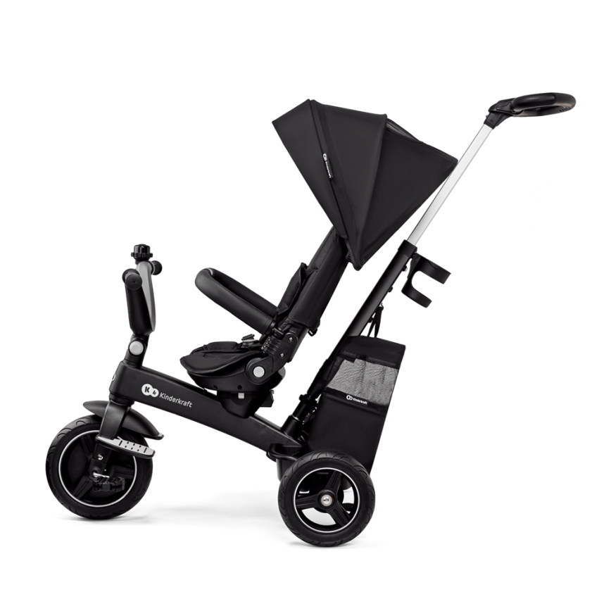 KINDERKRAFT SELECT - Dečiji tricikl 5u1 EASYTWIST Premium crno