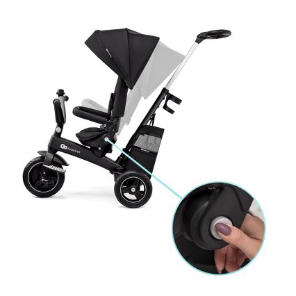 KINDERKRAFT SELECT - Dečiji tricikl 5u1 EASYTWIST Premium crno