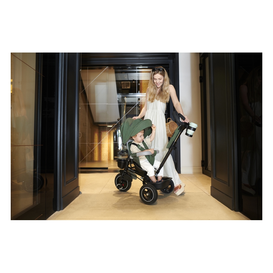 KINDERKRAFT SELECT - Dečiji tricikl SPINSTEP Premium zelena
