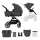 KINDERKRAFT SELECT - Kombinovana kolica 2u1 YOXI Moonlight grey