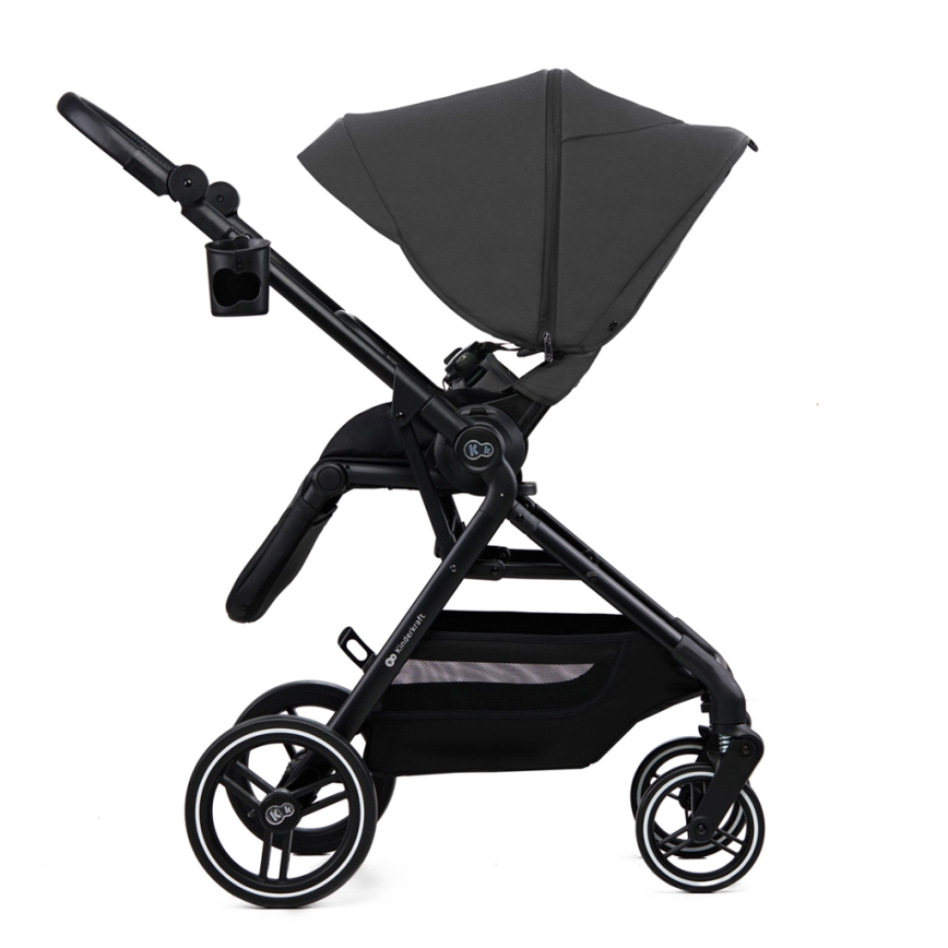KINDERKRAFT SELECT - Kombinovana kolica 2u1 YOXI Moonlight grey