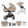 KINDERKRAFT SELECT - Kombinovana kolica 2u1 YOXI Sand beige