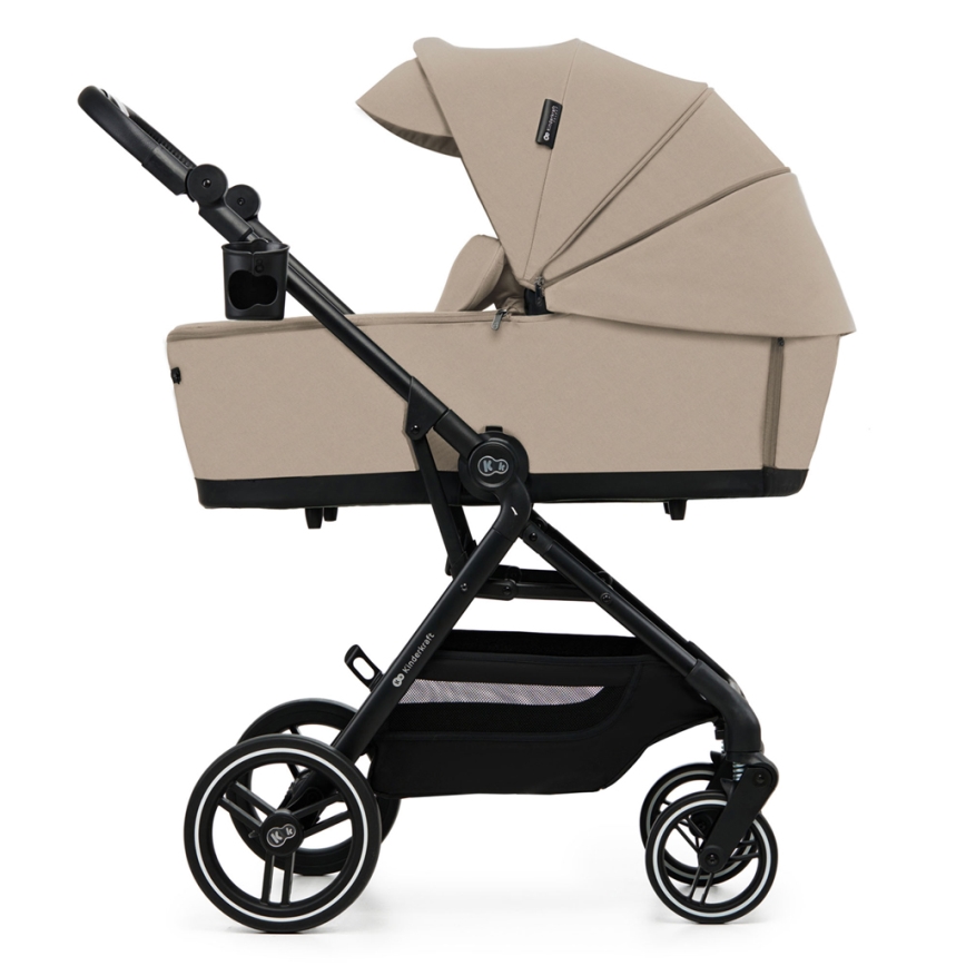 KINDERKRAFT SELECT - Kombinovana kolica 2u1 YOXI Sand beige